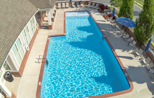 Legacy Cornelius pool with sunshelf