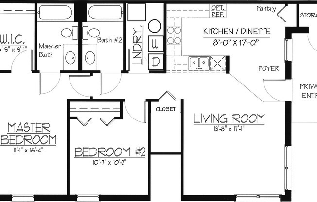 2Br/2Ba Rental Home - First Floor - ADA Unit
