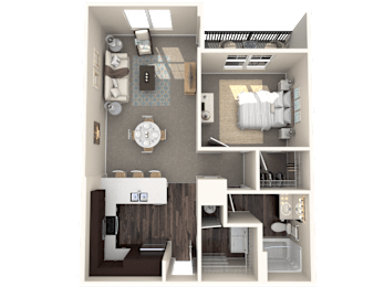 1 bed, 1 bath, 822 sqft, $1,851