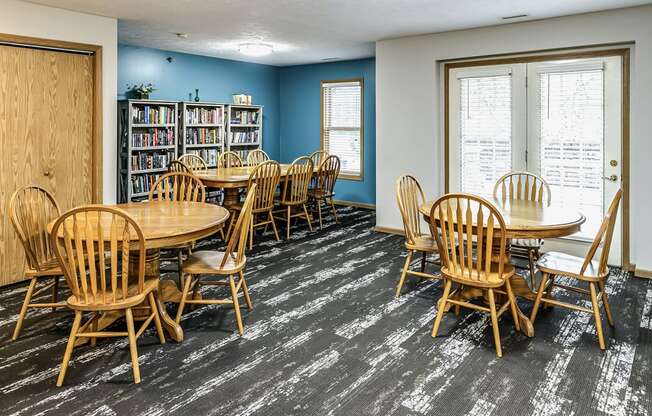 Amenity space at Sunrise Gardens in Lincoln, NE
