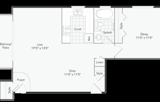 Partner-provided photo for $1804 unit