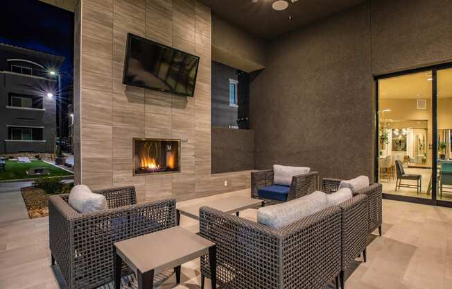Living room interior 1 at Level 25 at Sunset by Picerne, Nevada, 89113