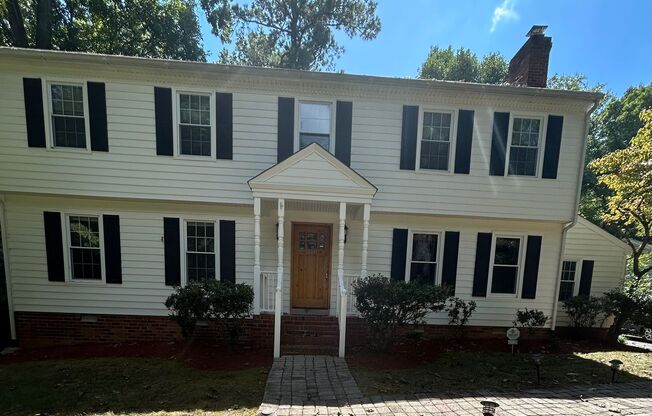 Beautiful 4 Bedroom 2.5 Bath Colonial Style Home is West Henrico Available Now!