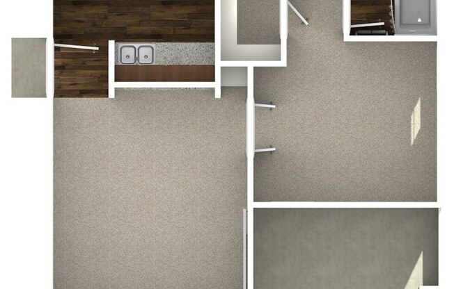 1 bed, 1 bath, 468 sqft, $809