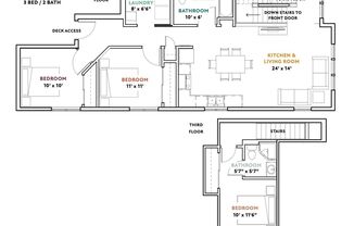3 beds, 2 baths, 1,261 sqft, $2,175, Unit 1776-201