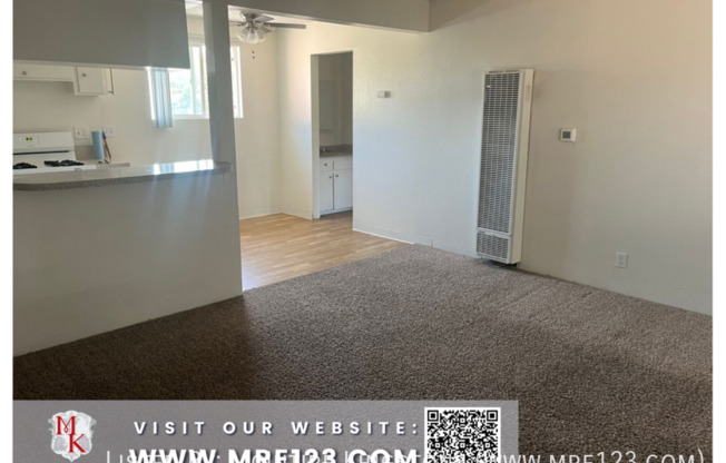 1 bed, 1 bath, 610 sqft, $1,795