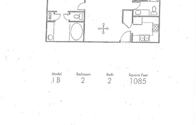 2 beds, 2 baths, 1,085 sqft, $1,356, Unit CA 1330-116