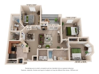 3 beds, 2 baths, 1,211 sqft, $2,148