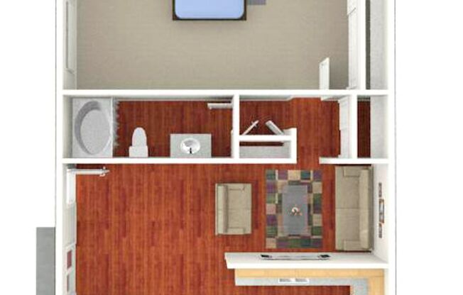 1 bed, 1 bath, 733 sqft, $2,240, Unit 3804