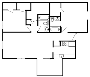 2 beds, 2 baths, 905 sqft, $1,520