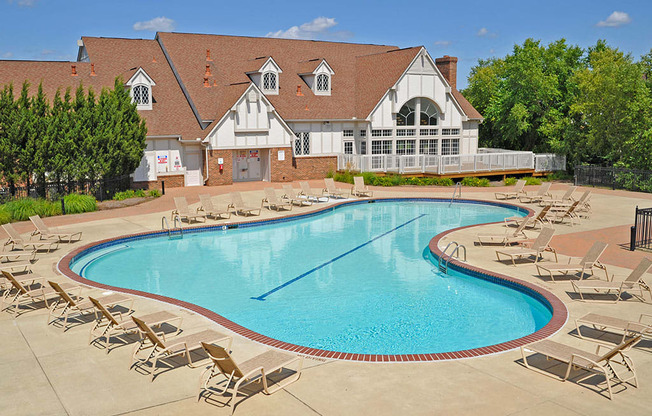 Pool and Sundeck at The Springs Apartment Homes, Novi, Michigan