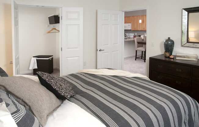 Comfortable Bedroom With Large Closet at The Legends of Columbia Heights 55+ Living, Columbia Heights