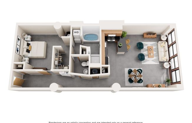 1 bed, 1 bath, 1,020 sqft, $1,445, Unit 404