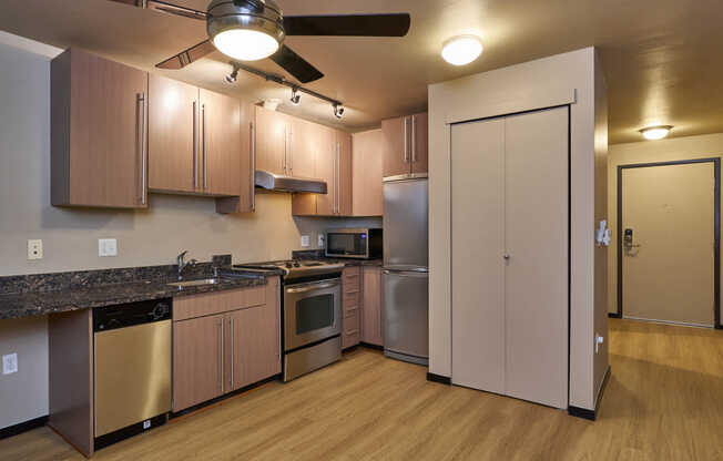 Kitchen with Stainless Steel Appliances