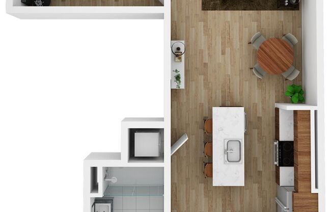 Studio, 1 bath, $1,450, Unit 507