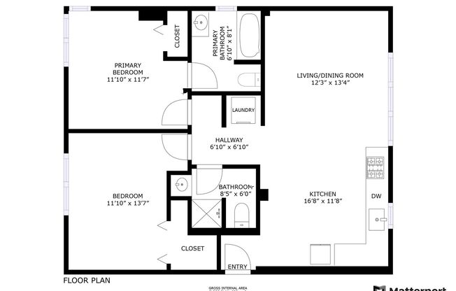 2 beds, 2 baths, $1,349, Unit 312