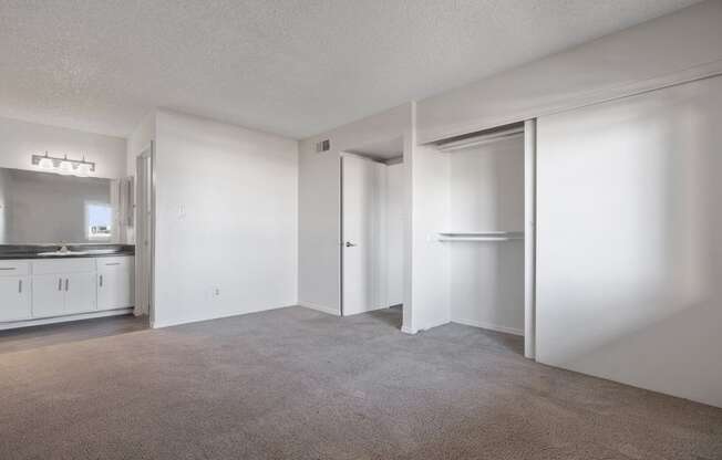 Empty Bedroom at Avenue 8 Apartments in Mesa AZ Nov 2020