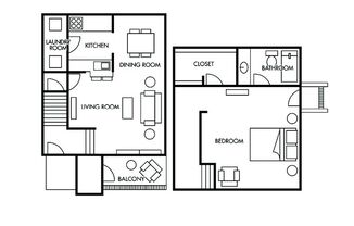 1 bed, 1 bath, 722 sqft, $950