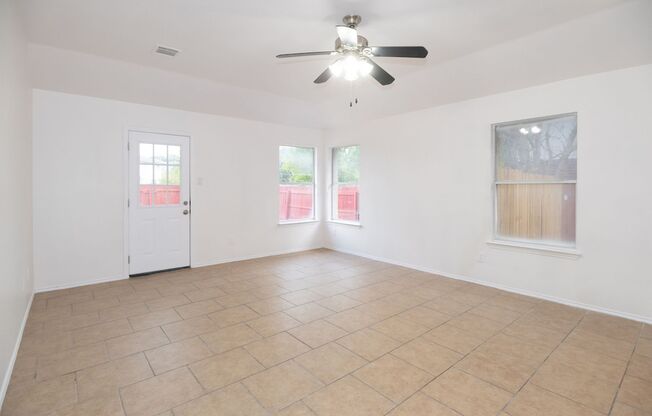 Nestled in Round Rock neighborhood.