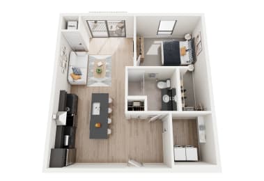 1 bed, 1 bath, 825 sqft, $1,275