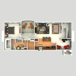 1 bed, 1 bath, 1,047 sqft, $1,470