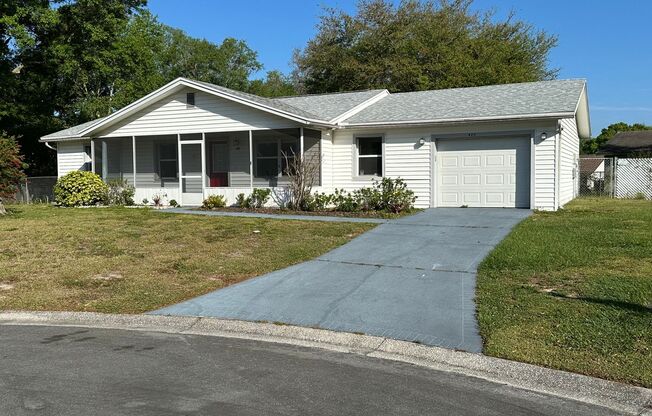 Charming 3 bedroom home with private pool and large fenced in yard