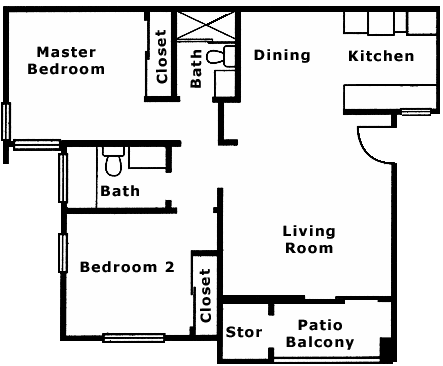 2 beds, 1 bath, 925 sqft, $2,245, Unit 017