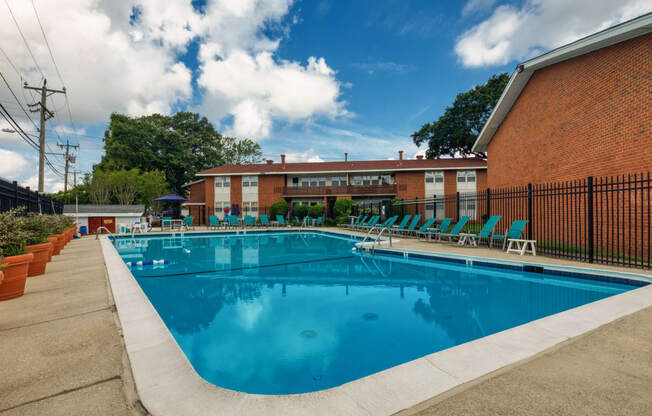 our apartments have a large pool for residents to enjoy at Gates of West Bay in Norfolk, VA 23503