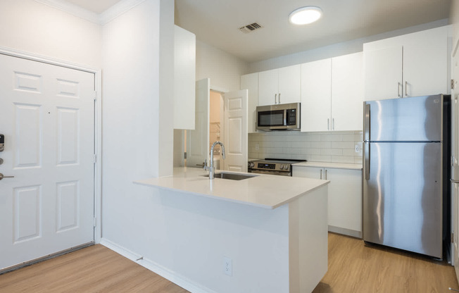 Kitchen with Stainless Steel Appliances