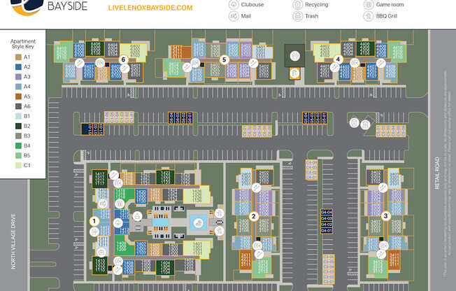 Lenox Bayside Site Map