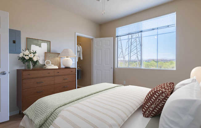 Bedroom with Hard Surface Flooring