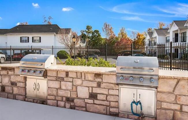 outdoor grill at The Junction at Ramsey & Carver