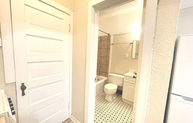 Studio, 1 bath, $695