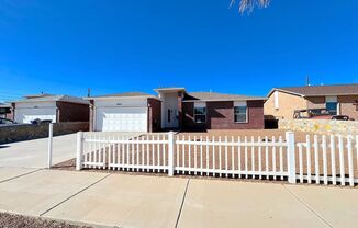 Northeast El Paso 3 Bed Refrig A/C