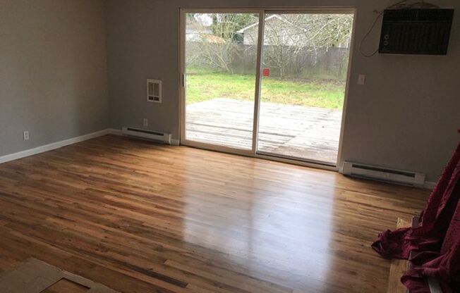 Updated 3 Bdr, 1 1/2 bath with garage and large yard!