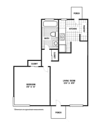 1 bed, 1 bath, 576 sqft, $1,200