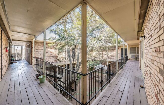Updated Two Bedroom and One and Half Bathrooms apartment upstairs in the Cultural District!