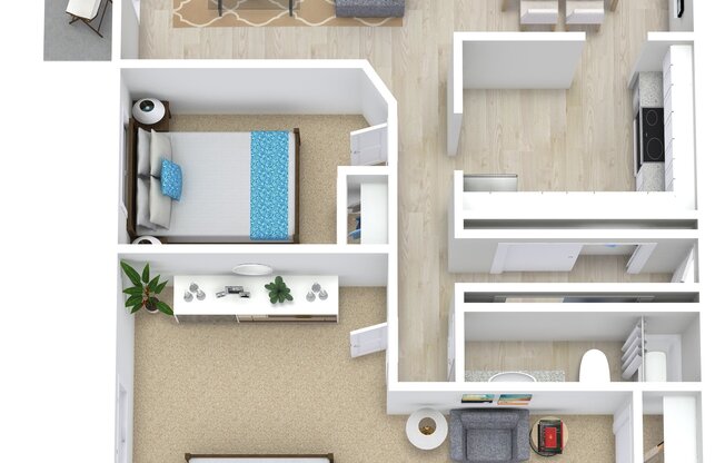 2 beds, 2 baths, $1,795