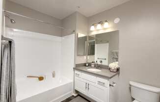 Bathroom With Bathtub at 55+ FountainGlen Seacliff, Huntington Beach, CA