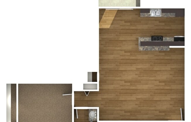 1 bed, 1 bath, 745 sqft, $1,845