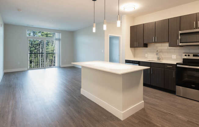 Living Room with Juliet Balcony and Hard Surface Flooring