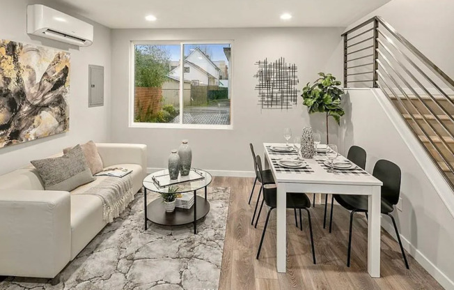 Contemporary 2-Bed Townhome with Rooftop Deck, A/C & EV Setup