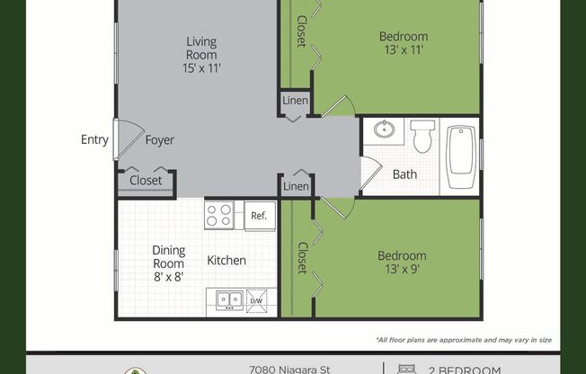 2 beds, 1 bath, 900 sqft, $1,095, Unit CC153