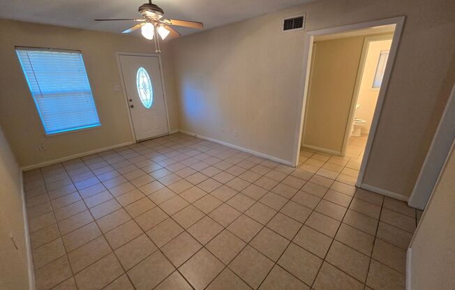 College Station -2 Bedroom 1 Bath duplex, the unit has a fenced yard, yard maintenance