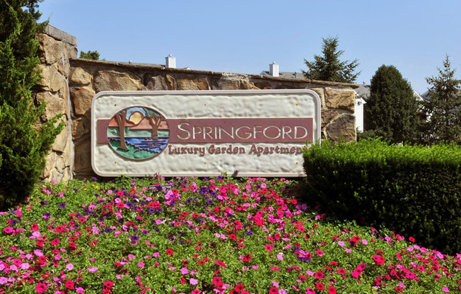 front entrance signage