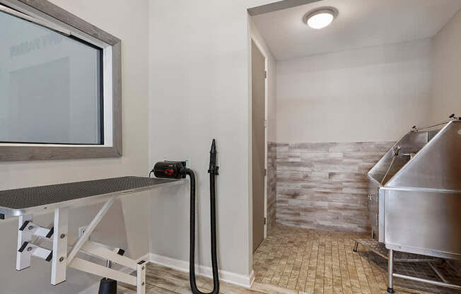 Apartments near Aspen Grove Park in Franklin, TN - Dwell at McEwen Puppy Parlor