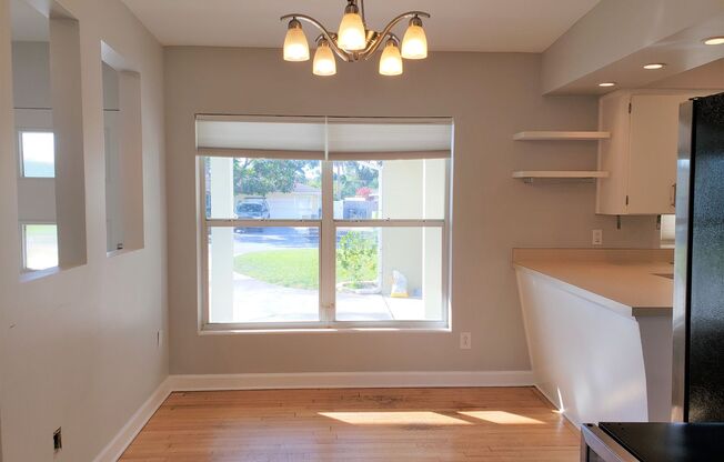 Single-story 4 BR Home; Quiet Neighborhood; Large Private Backyard; Hardwood Flooring
