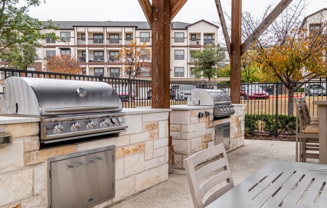 Outdoor Grill and Social Lounge at Berkshire Preserve