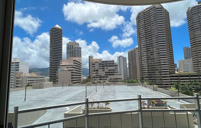 Available 4/11/25  Waikiki studio at the Ilikai Marina Apartments