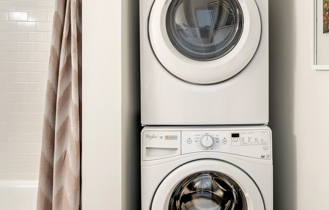 In-home washer and dryer | The Merc at Moody and Main